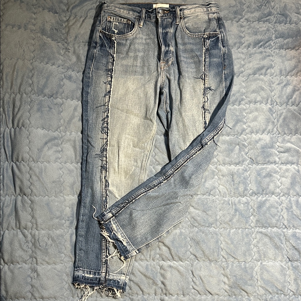Frame Cropped High Rise Palomino Jeans